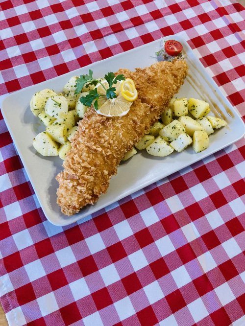 Panko morzsában sült fogasfilé
