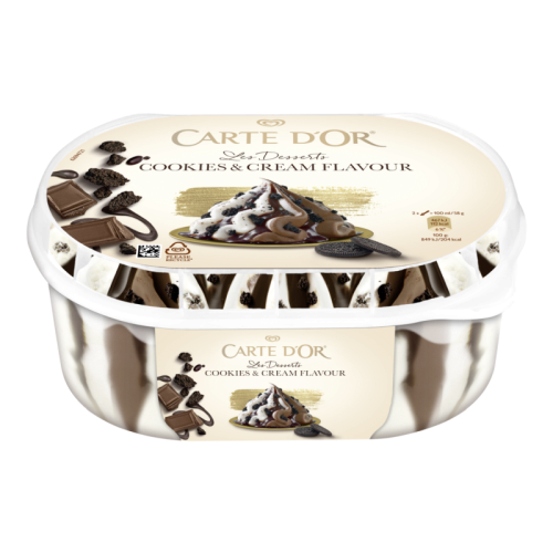CARTE D'OR jégkrém Csokoládés-Kekszes 825 ml