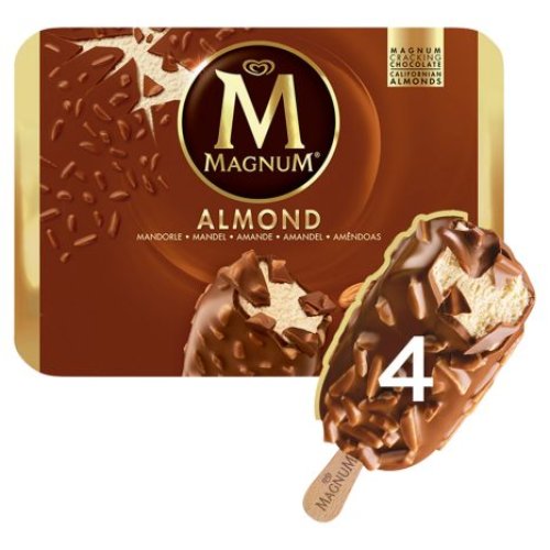 MAGNUM Multipack jégkrém Mandula 4x100 ml