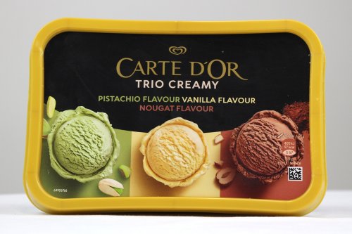 CARTE D'OR jégkrém Trio Creamy Pisztácia-Vanília-Nugát 1000 ml