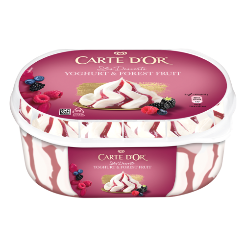 CARTE D'OR jégkrém joghurt - Erdei Gyümölcs 825 ml