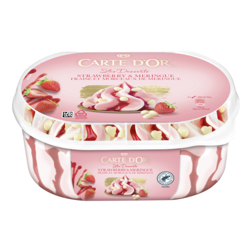 CARTE D'OR jégkrém Eper-Habcsók 825 ml